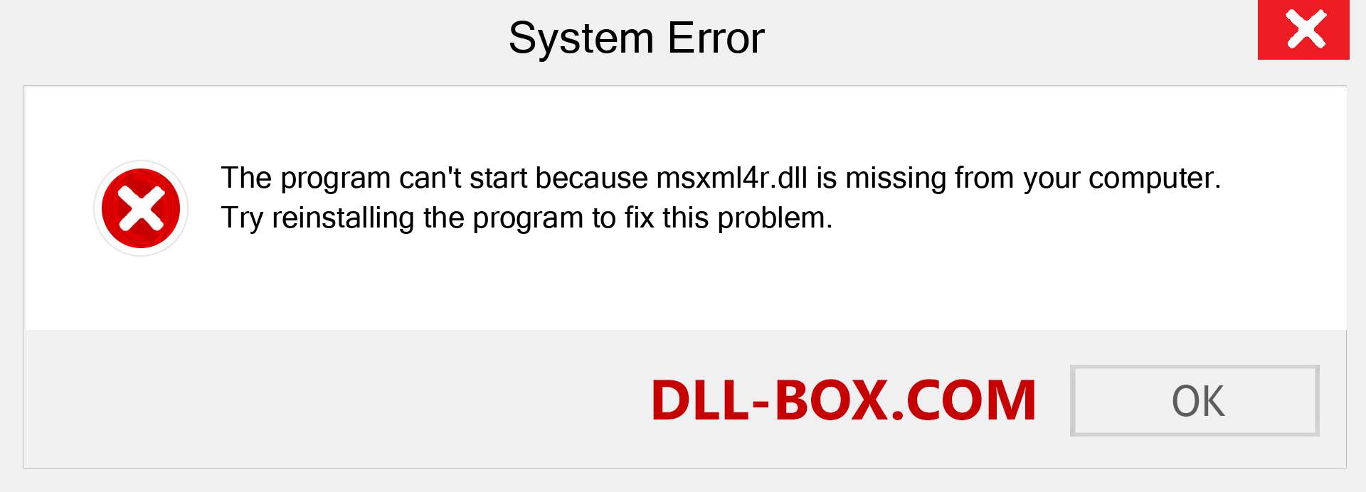  msxml4r.dll file is missing?. Download for Windows 7, 8, 10 - Fix  msxml4r dll Missing Error on Windows, photos, images